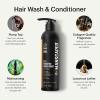 imageMANSCAPED 2 In 1 Shampoo ampamp Conditioner UltraPremium Formula Infused with Sea Kelp Coconut Water Aloe for Nourishing and Hydrating Hair 16 ozRefined