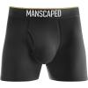 imageMANSCAPED Boxers 20 Mens Premium AntiChafe Athletic Performance Boxer Briefs Tagless with Signature Jewel PouchThe Triple Black Pack 3pack
