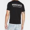 imageMANSCAPED Mens Premium Cotton Logo TShirt  Funny TShirts for MenBlack
