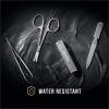 imageMANSCAPED Shears 30 5Piece Precision Mens Nail Grooming Travel Kit Stainless Steel Manicure Set with Fingernail ampamp Toenail Clippers Nail File Slant Tip Tweezers Cuticle Scissors Travel CaseThe Shears 20