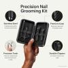 imageMANSCAPED Shears 30 5Piece Precision Mens Nail Grooming Travel Kit Stainless Steel Manicure Set with Fingernail ampamp Toenail Clippers Nail File Slant Tip Tweezers Cuticle Scissors Travel CaseThe Shears 30