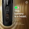 imageMANSCAPED The Chairman PRO Mens Electric Foil Face Shaver  Two Interchangeable Blade Heads SkinSafe FourBlade Foil ampamp Stubble Trimmer USBC Wireless Compatible Charging Gentle on NeckThe Chairman PRO