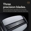 imageMANSCAPED The Crop Shaver Replacement Blades Mens 3Blade Stainless Steel Groin Hair Razor Cartridges with Pivoting Head Micro Comb Bar Wide Lubrication Strips 3PackThe Crop Shaver