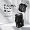 imageMANSCAPED The Handyman Compact Face Shaver  Portable Mens Travel Facial Hair Groomer USBC Rechargeable Razor Electric Foil Face Shaver Waterproof Cordless DualAction SkinSafe Foil BladesTuxedo Black