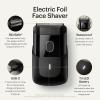 imageMANSCAPED The Handyman Travel Duo Includes Weed Whacker 20 Nose ampamp Ear Trimmer and Portable Mens Compact Electric Foil Face Shaver with LongHair Leveler ampamp Foil Blades