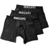 imageMANSCAPED Mens AntiChafe Athletic Performance Boxer Briefs3pack Black