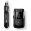 imageMANSCAPED The Handyman Travel Duo Includes Weed Whacker 20 Nose ampamp Ear Trimmer and Portable Mens Compact Electric Foil Face Shaver with LongHair Leveler ampamp Foil Blades