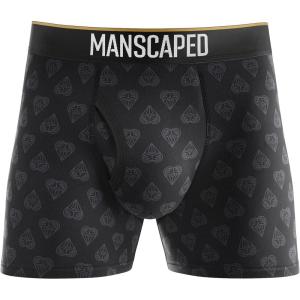 imageMANSCAPED Boxers 20 Mens Premium AntiChafe Athletic Performance Boxer Briefs Tagless with Signature Jewel PouchNighthawk 1pack