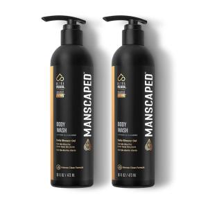 imageMANSCAPED Mens UltraPremium Persevere Body Wash Luxurious Clean Formula Infused with Aloe Vera and Sea Salt Refreshing and Nourishing Daily Shower Gel for Hydrating Skin 16 ozRefined