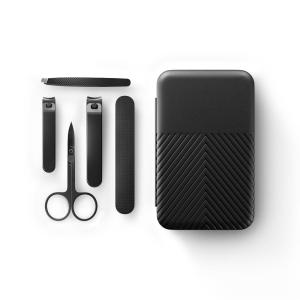 imageMANSCAPED Shears 30 5Piece Precision Mens Nail Grooming Travel Kit Stainless Steel Manicure Set with Fingernail ampamp Toenail Clippers Nail File Slant Tip Tweezers Cuticle Scissors Travel CaseThe Shears 30