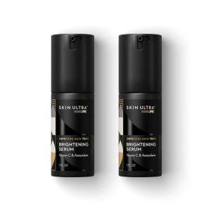 imageMANSCAPED Skin Ultra Brightening Serum  Mens Vitamin C Face Serum Formulated to Improve Skin Tone ampamp Help Reduce Appearance of Wrinkles Infused with Licorice Root ampamp Niacinamide 1 fl oz1 Fl Oz Pack of 2