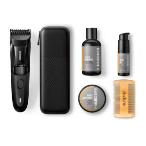 imageMANSCAPED The Beard Hedger Advanced Kit Includes Our Premium Precision Beard ampamp Mustache Trimmer Hydrating Shampoo Softening Conditioner Moisturizing Oil ampamp Facial Hair CombBeard Hedger Advanced Kit