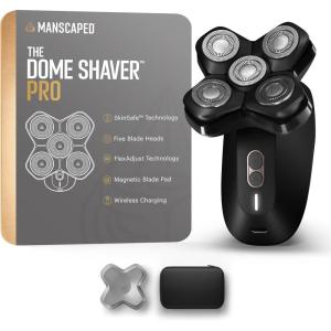 imageMANSCAPED The Dome Shaver PRO Package  Head Shaver for Bald Men Five Rotary Blade Design with SkinSafe ampamp FlexAdjust Technology Head ampamp Face Power Shave Gel Dome Soother Aftershave LotionThe Dome Shaver PRO