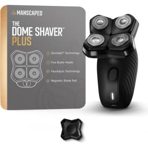 imageMANSCAPED The Dome Shaver PRO Package  Head Shaver for Bald Men Five Rotary Blade Design with SkinSafe ampamp FlexAdjust Technology Head ampamp Face Power Shave Gel Dome Soother Aftershave LotionThe Dome Shaver PLUS