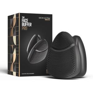 imageMANSCAPED The Face Buffer PRO  Mens Electric Silicone Face Scrubber for Nourishing Deep Cleaning ampamp Exfoliating Your Skin 3 Facial Cleansing Modes ampamp 2 Sonic Vibration Speeds Travel Lock