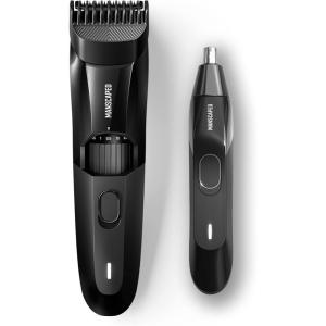 imageMANSCAPED The Face Grooming Duo Contains The Beard Hedger Premium Precision Beard Trimmer and Weed Whacker 20 Nose and Ear Hair Trimmer
