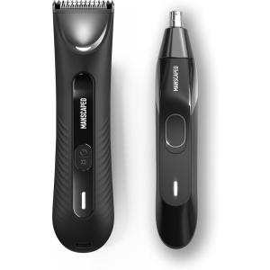 imageMANSCAPED The Perfect Duo 30 Plus Includes The Lawn Mower 30 Plus Waterproof Electric Mens Groin ampamp Body Hair Trimmer and The Weed Whacker 20 Nose ampamp Ear Hair Trimmer Updated SkinSafe Blades