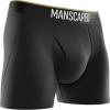 imageMANSCAPED Boxers 20 Mens Premium AntiChafe Athletic Performance Boxer Briefs Tagless with Signature Jewel PouchMidnight Bravo 1pack