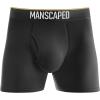 imageMANSCAPED Boxers 20 Mens Premium AntiChafe Athletic Performance Boxer Briefs Tagless with Signature Jewel PouchMidnight Bravo 1pack