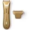 imageMANSCAPED The Lawn Mower 50 Ultra TCS Special Edition Mens Groin ampamp Body Hair Trimmer  DualHead SkinSafe Trimmer ampamp Foil Blades Waterproof WetDry Groomer USBC Rechargeable with Travel CaseForged Gold