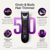 imageMANSCAPED The Lawn Mower 50 Ultra TCS Special Edition Mens Groin ampamp Body Hair Trimmer  DualHead SkinSafe Trimmer ampamp Foil Blades Waterproof WetDry Groomer USBC Rechargeable with Travel CasePurple Tcs Special Edition