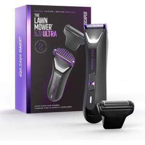 imageMANSCAPED The Lawn Mower 50 Ultra TCS Special Edition Mens Groin ampamp Body Hair Trimmer  DualHead SkinSafe Trimmer ampamp Foil Blades Waterproof WetDry Groomer USBC Rechargeable with Travel CasePurple Tcs Special Edition