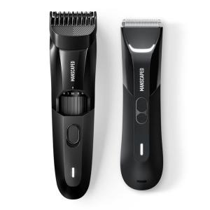 imageMANSCAPED The Beard ampamp Body Bundle 40 PRO Contains The Beard Hedger Adjustable Length Precision Trimmer and The Lawn Mower 40 PRO Mens Waterproof Electric Groin ampamp Body Hair Trimmer